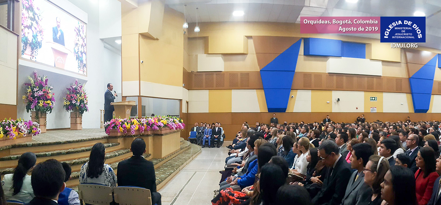 Reanudación de cultos en la Iglesia de Orquídeas, Bogotá (Colombia) -  Iglesia de Dios Ministerial de Jesucristo Internacional - IDMJI