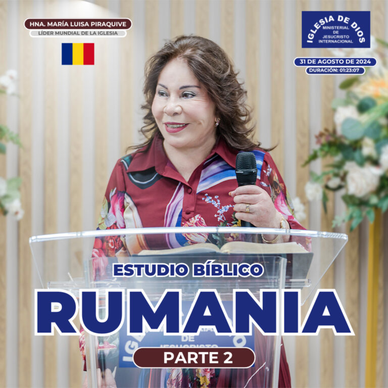 Estudio Bíblico: Bucarest, Rumanía (Parte 2) Hna. María Luisa Piraquive